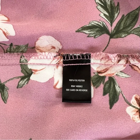 Torrid Georgette Floral Goddess Blush Pink Tank top SZ 2X - Picture 6 of 8